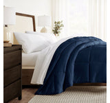 Ienjoy Lightweight Premium Down-Alternative Comforter Navy Blue Full / Queen