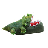Cat & Jack Kids Boys Dino Character Slippers 92541994 Green XL(6-7)