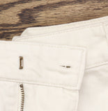 Woolrich X TGT Mid-Rise Barrel Leg Cargo Denim Jean Pants Cream Off White 17