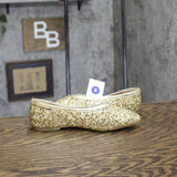 A New Day Womens Sammie Shoes Sequin Flats Ballet 94685483 Gold Yellow 6M