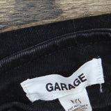 Garage Womens Zip Front Denim Mini Dress 1678e601ec4e9a Black PS
