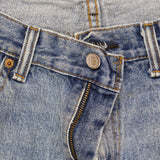 Levi's Womens Upcycle Crochet Baggy 550 Jeans Blue See Measurements