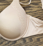 Maidenform Womens Natural Boost Demi T-Shirt Bra Underwire Latte Lift Brown 36B