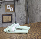 Steve Madden Womens Jellie Jelly Slide Sandal JELL03S1 Light Green 7M