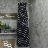 RACHEL by Rachel Roy Polka Dot Harland Printed Halter Dress Black / White M