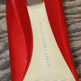 Bandolino Womens Open Toe Wedge Heels 1673fe37e39e9d Red 6M