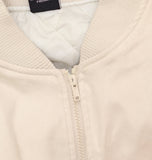 Ring Of Fire Boys Zip Suede Varsity Jacket Birch Brown L