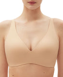 Gap Body Womens Everyday Essentials Wireless Bra Brush Beige Brown 36D