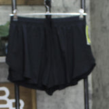 All In Motion Womens Athletic Quick Dry Lined Pocketed Running Shorts Black M