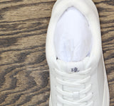 Lauren Ralph Lauren Lace-Up Hailey Sneakers Snow White / Club House Cream 6B