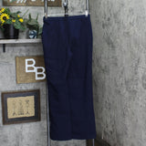 Graver by Susan Graver Womens Regular Stretch Dress Pants A343090 Navy Blue 4
