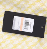 Karl Lagerfeld Cropped Tweed Elegant Boucle Jacket Freesia Yellow / Soft White 2
