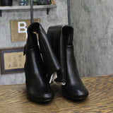 Bella Vita Womens Troy II Tall Dress Boots Block Heel TROY2 Black 6.5M