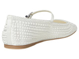 Dolce Vita Womens Reyes Pearl Ballet Flats REYES True White 9.5M