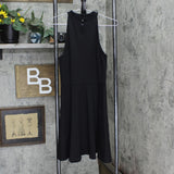 Nine West Womens Sleeveless Knit Ponte Swing Dress 16604fb135cc74 Black M