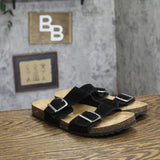 Goodfellow & Co Mens Saul Suede Two Band Sandals 94809736 Black 8