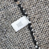 Cj Banks Womens Plaid Fuzzy Knit Duster Sleeveless Cardigan Black Multi 1X