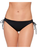 Salt + Cove Womens Side Tie Bikini Swim Bottom Separates Black XL Black XL