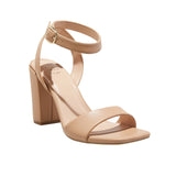 A New Day Womens Block Heel Sal Heels 83821285 Tan Brown 9M