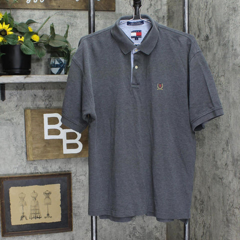 Tommy Hilfiger Mens Pique Polo Shirt 1667900e501526 Gray L