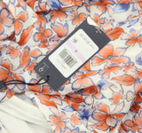 Tommy Hilfiger Quarter Sleeve Surplice Midi Dress Ivory / Grenadine Red 6