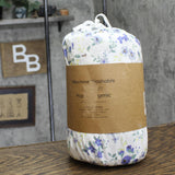 Ienjoy Home Cover Soft 3-Piece Set with Shams Blossom Light Blue King / Cal King