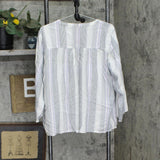 Splendid Womens Ladies V-Neck Woven Blouse Shirt 1753910