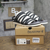 Bearpaw Crete Womens Strappy Slingback Sandals 91235805 Black 9M