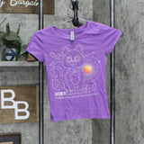 Disney Pixar Lightyear SOX Girls Short Sleeve Tee Shirt Purple M