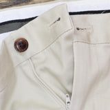 Eddie Bauer Mens Flat Front Dress Suit Pants 166a7640139dd5 Khaki Brown 40x30