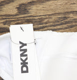 DKNY Womens Textured Molded Balconette Bikini Top DIMTS470 Soft White Texture XL