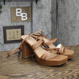 A New Day Women's Brittany Platform Heels 89596791 Brown 9M