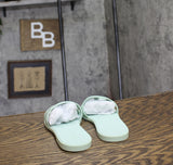 Steve Madden Womens Jellie Jelly Slide Sandal JELL03S1 Light Green 7M