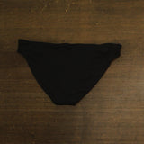 Becca Womens Standard Color Code American Shirred Bikini Bottom 854357 Black XL