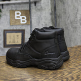 S Sport By Skechers Mens Elton Steel Toe Leather Work Boots 88421397 Black 7