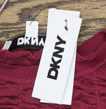 DKNY Womens Lightweight Textured Top P52SAW83 Beet Red M