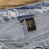 Dg2 by Diane Gilman Womens Denim Print Flare Jeans 696886 Blue 18W