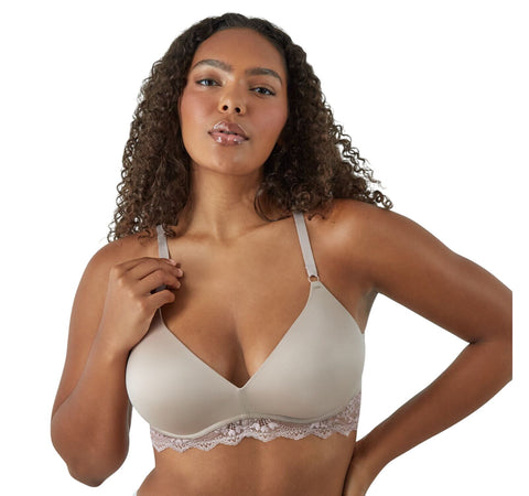 Maidenform Womens Love the Lift Your Lift Wireless Bra Evening Blush Brown 36D