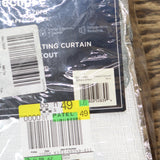 Eclipse Floral Draft Grommet Blackout Single Curtain Panel White Multi 50x108