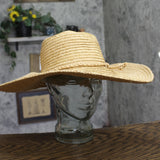 Hat Attack Raffia Floppy Sun Hat UPF 50 Wide Brim SHAC207 Natural Brown