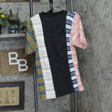 Dickies Womens Remanufactured Baggy Utility Pocket T-Shirt Tee Black Multi M