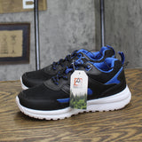 Avalanche Boys Lace Up Low Top Sneakers Black / Blue 13