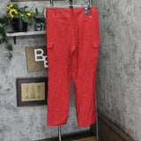 DKNY Womens Solid Straight-Leg Side Pocket Pants UE4PA340 Sangria Red 14