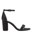 Bandolino Women's Armory Heeled Sandal BNARMORY2 Black Fabric 6M