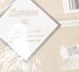 Perthshire 410TC Egyptian Cotton Sateen 6-Piece Sheet Set Light Brown King
