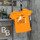 Cat & Jack Toddler Boys 2pc Halloween T-Shirt Fleece Jogger Pants Set Orange 4T