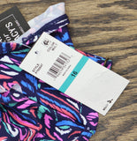 Island Escape Womens Tahiti Bandini Top Swim Tankini P760847 Blue Multi 16