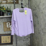 All In Motion Womens Leggings-Friendly Long Sleeve Top 90612561 Light Purple M