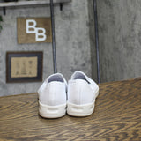 Comfortview Womens The Dottie Slip On Low Top Sneakers White 7.5M