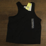 All In Motion Womens High Neck Racerback Stretchy Tank Top 92933114 Black L